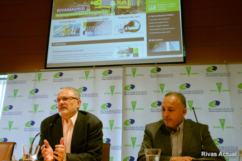 Fausto Fernández (izquierda) y José Gómez, durante la presentación (Foto Rivas Actual)
