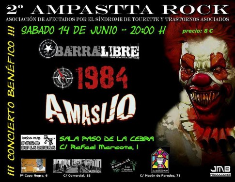 Cartel anunciador del 'II AMPASTTA Rock'