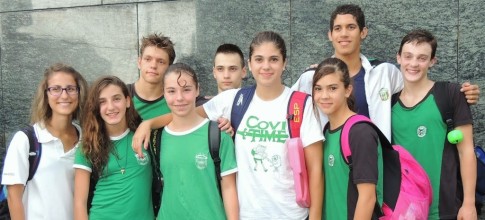 El equipo de Covibar participante en el Campeonato Infantil (Foto Susana Miñarro)