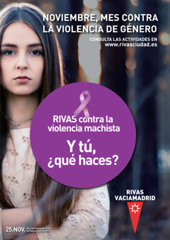 Rivas celebra en noviembre el mes contra la violencia machista (Cartel del Ayuntamiento)