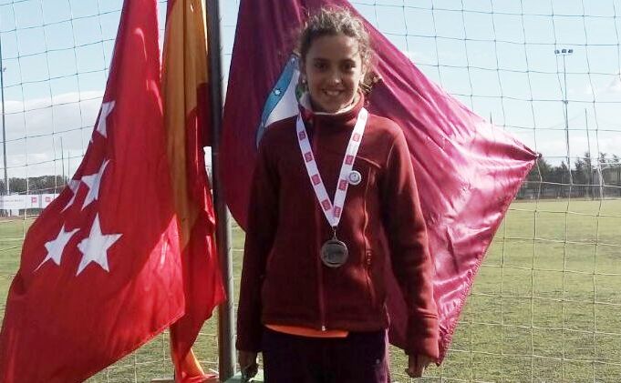 La atleta ripense Noa Rodríguez se alza con el subcampeonato alevín en el Autonómico de Campo a Través en Vicálvaro