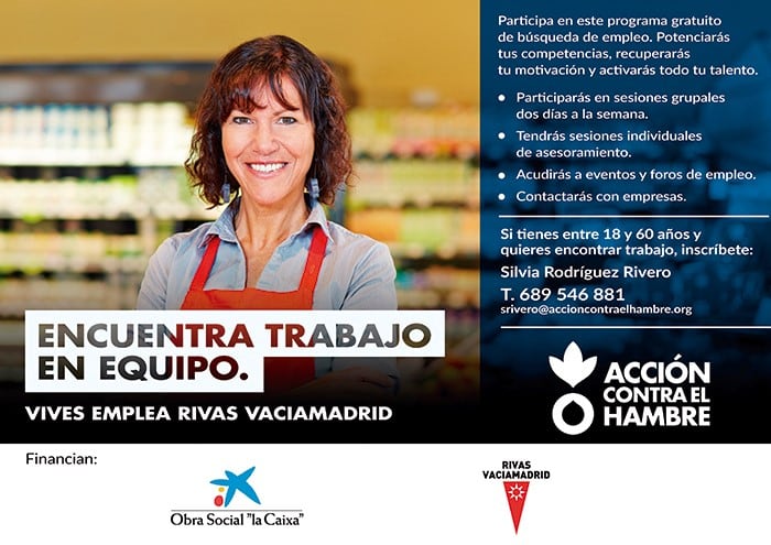 Acción Contra el Hambre realizará en Rivas la VII edición del programa de EFECTO EMPLEA