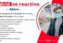 Mañana lunes entran en vigor nuevas medidas decretadas por la Comunidad de Madrid