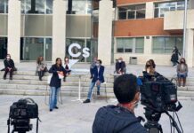 Ayer se celebró un acto electoral de Ciudadanos en Rivas con el candidato Edmundo Bal