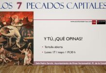 Escritores en Rivas propone los siete pecados capitales como tema para su próxima tertulia