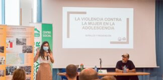 Un momento de la charla, a cargo de Helena Garrido (Foto: Esperanza/Proyecto Padawan Perrutis)