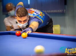 En la imagen, Rubén Fernández en un momento de la final. Foto: Kike Ayala (Rivas Actual).