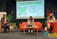 Pedro del Cura, Mireia Mollá y Vanessa Millán, durante la presentación del acto de cierre del proceso (Foto Rivas Actual)
