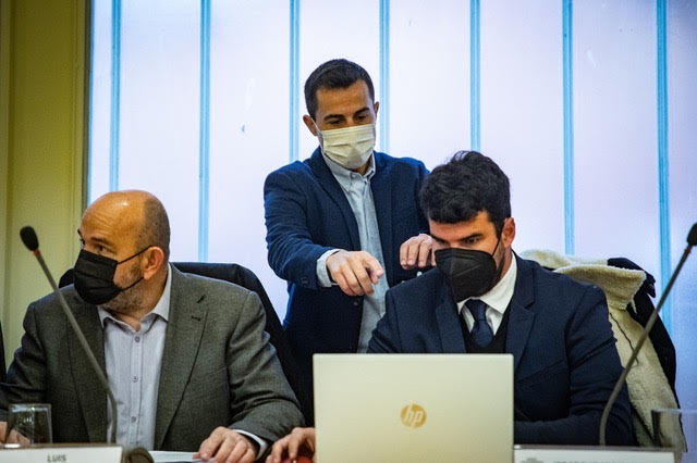 Ciudadanos3 Tres de los concejales de Ciudadanos Rivas