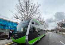 El Consorcio de Transportes prueba en Rivas un prototipo de autobús eléctrico
