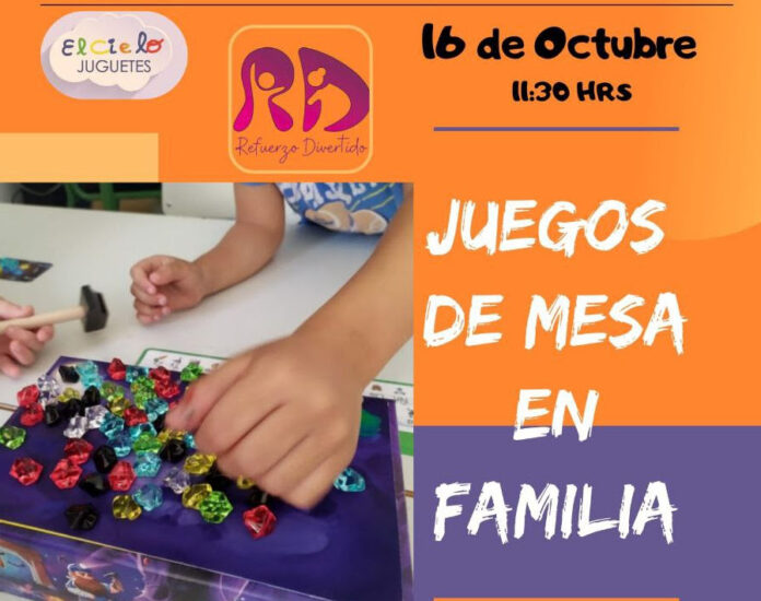 Cartel PCE Juegos Mesa corte