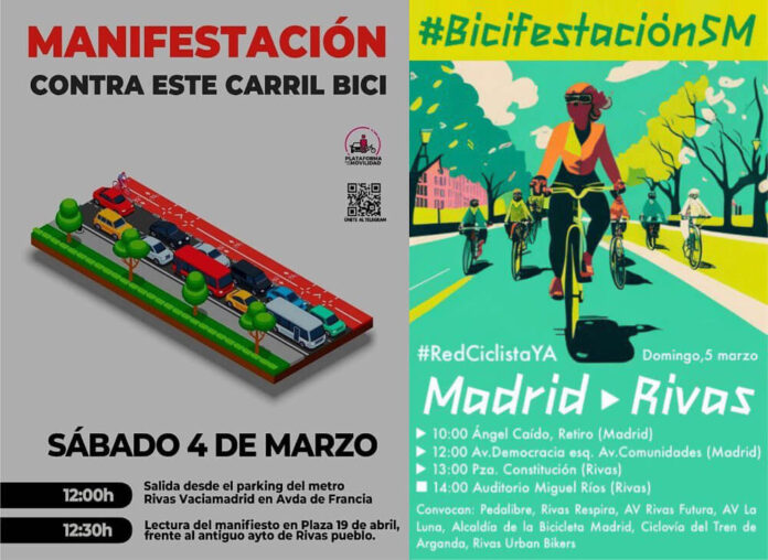 2 manis carril bici marzo 2023