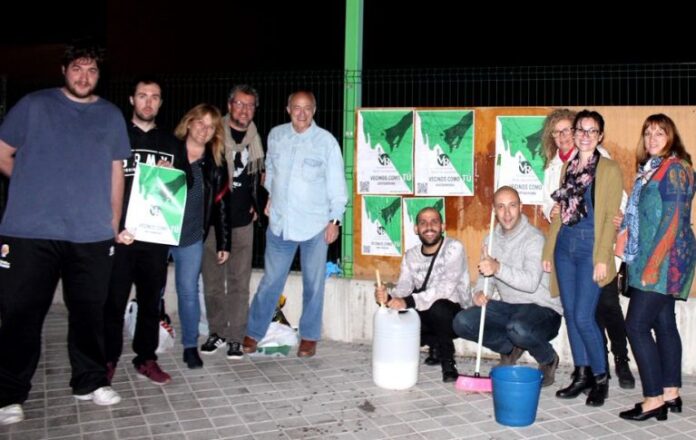 Pegada inicio campaña 2019 Vecinos por Rivas