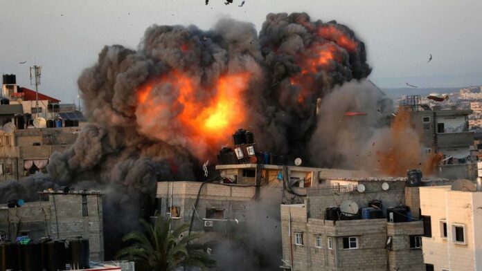 Bombardeo israeli a Gaza