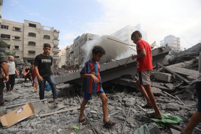 Ruinas en Gaza