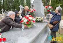 Cientos de ripenses honraron a sus difuntos con ofrendas florales y oraciones