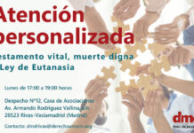 El grupo DMD Rivas retoma el servicio de asesoramiento sobre la muerte digna