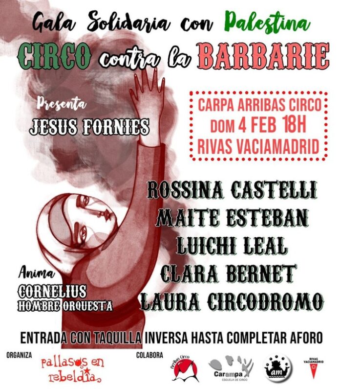 Cartel gala circo Palestina