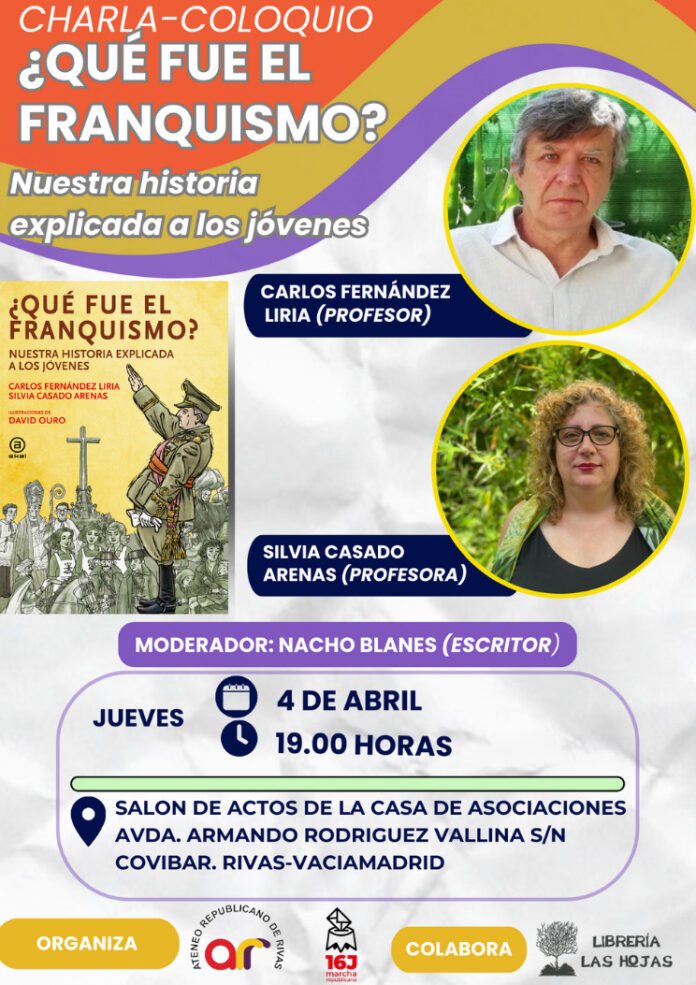 Cartel charla franquismo