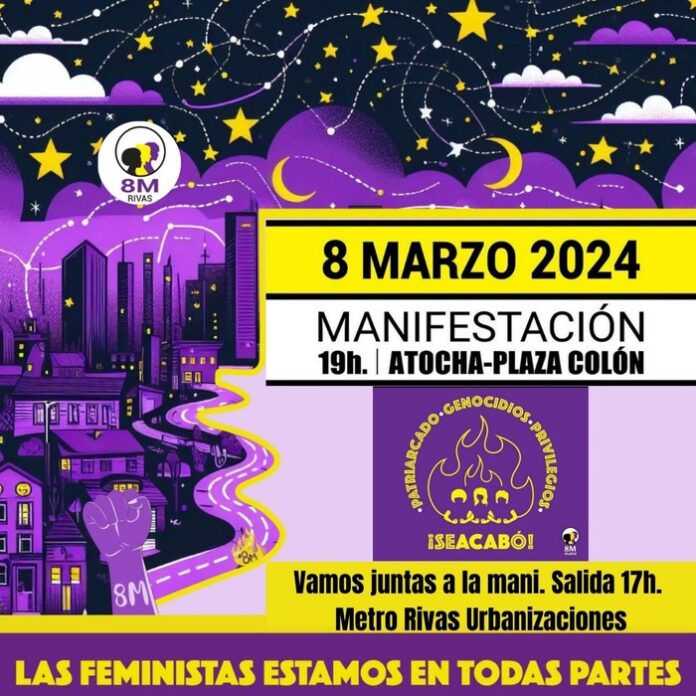 Cartel mani 8M Madrid