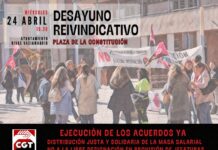 CGT hará mañana otra movilización para exigir el «cumplimiento de acuerdos» por parte del Ayuntamiento