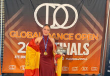La ripense Alba M. Tejada, de la Escuela de Danza Covibar, plata en el campeonato internacional Global Dance Open