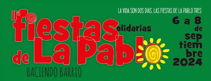 Cartel Fiestas La Pablo 2024-corte