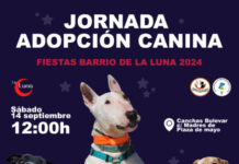 Rivanimal organiza un nuevo evento de adopción canina en las fiestas del barrio de La Luna