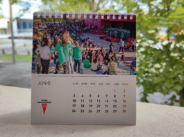 Imagen del calendario 2024 con las fotografías del fotógrafo local Kike Ayala.