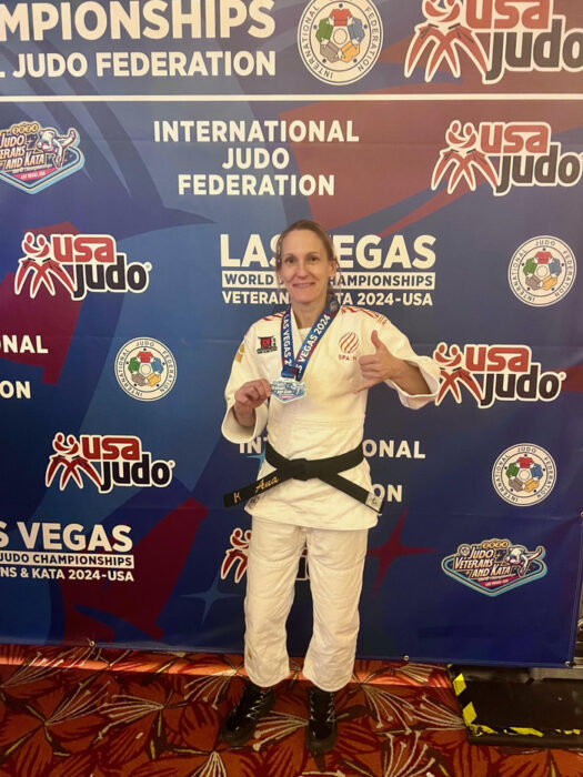 Ana Roldan subcampeona mundo judo master 2024
