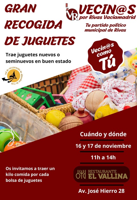 CARTEL recogida de juguetes VxR_2024
