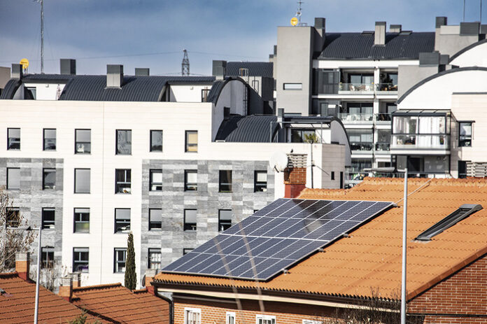 Placas solares vista aerea