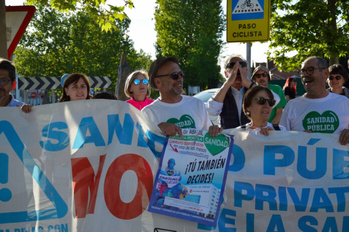 Protesta contra Ayuso