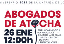 El PCE de Rivas anuncia un acto de homenaje a los Abogados de Atocha