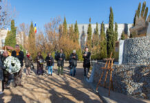 La organización que recibió el último Premio Nobel de la Paz visitó el Jardín de la Paz de Soka Gakkai en Rivas