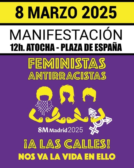 Cartel Manifestación 8M 2025