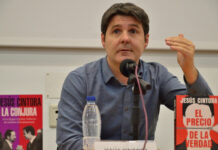 El periodista Jesús Cintora presentó en Rivas su libro ‘El precio de la verdad’