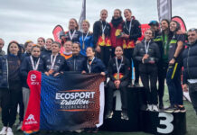 Marta Cabello e Iván Gil, de Diablillos de Rivas, campeones de Madrid de Duatlón Sprint en sus respectivas categorías