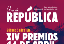 IU Rivas concede sus premios 14 de Abril este año al cómico Héctor de Miguel, al precursor del barrio de Covibar, Armando Rodríguez Vallina, y a la vecina ripense Julia Antón