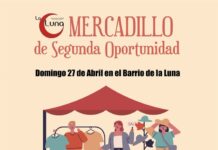La asociación vecinal de La Luna organiza hoy un mercadillo de segunda oportunidad