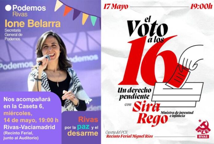 Visitas Podemos + PCE