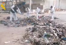 Guardia Civil investiga los restos humanos de un bebé hallados entre la basura en Loeches