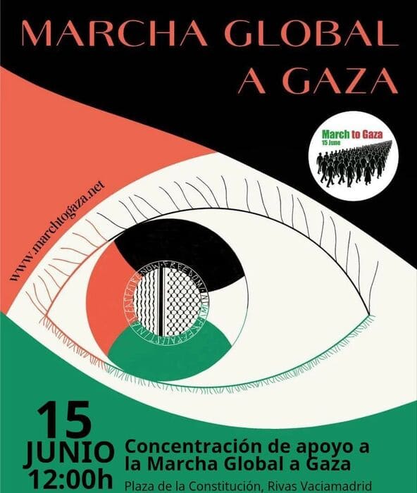 Cartel Marcha global a Gaza (1)