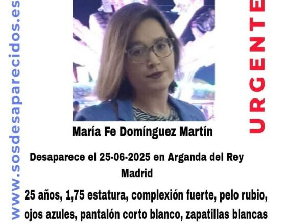 Maria Fe Dominguez desaparecida