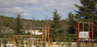 En la imagen, la instalación de calistenia en el parque Bellavista, otra idea nacida del Presupuesto Participativo. Foto: Atyo. Rivas Vaciamadrid (PAULA G. MONTEJO)