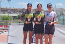 Las ripenses Verónica Freire y Nirmim Absalam, oro y plata en la Liga Centro de patinaje de velocidad infantil