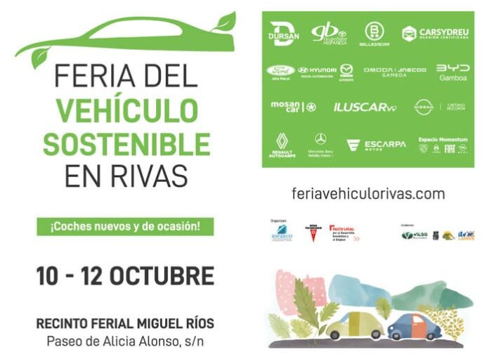 Horizontal cartel Feria Vehículo Sostenible