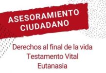 Derecho a Morir Dignamente reanuda su asesoría en Rivas sobre testamento vital y eutanasia