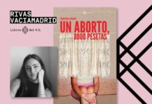 La periodista Paula Boira presenta en Rivas su libro ‘Un aborto, 8000 pesetas’