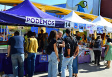 Cultura y contracorriente: Podemos trajo su Feria Alternativa del Libro a Rivas